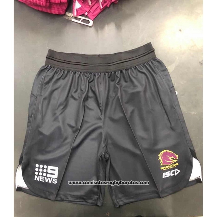 Pantalones Cortos Brisbane Broncos Rugby 2021 Gris